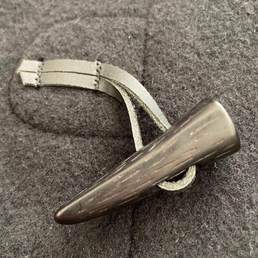 新品 8歳 120-130cm 黒 キッズ gloverall ダッフルコート