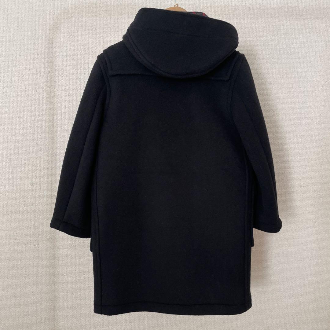 新品 8歳 120-130cm 黒 キッズ gloverall ダッフルコート