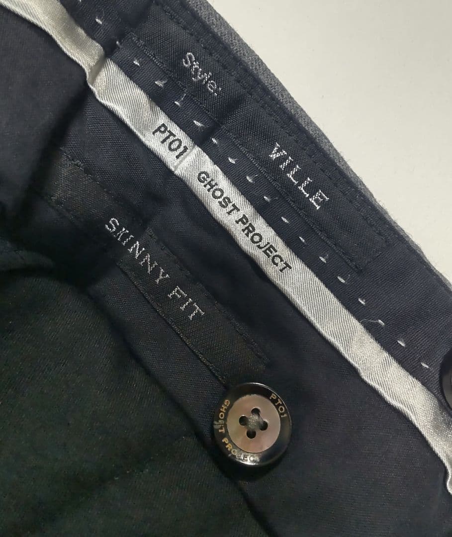 「美品」 PT01 PT TORINO グレー ウール スラックス 42 S