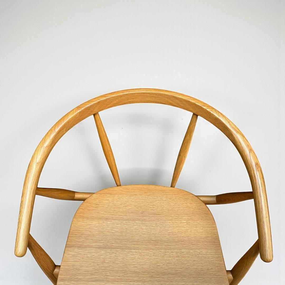 オーク無垢材の曲線美 小林幹也デザイン TRUNK2 ダイニングチェア 天然木