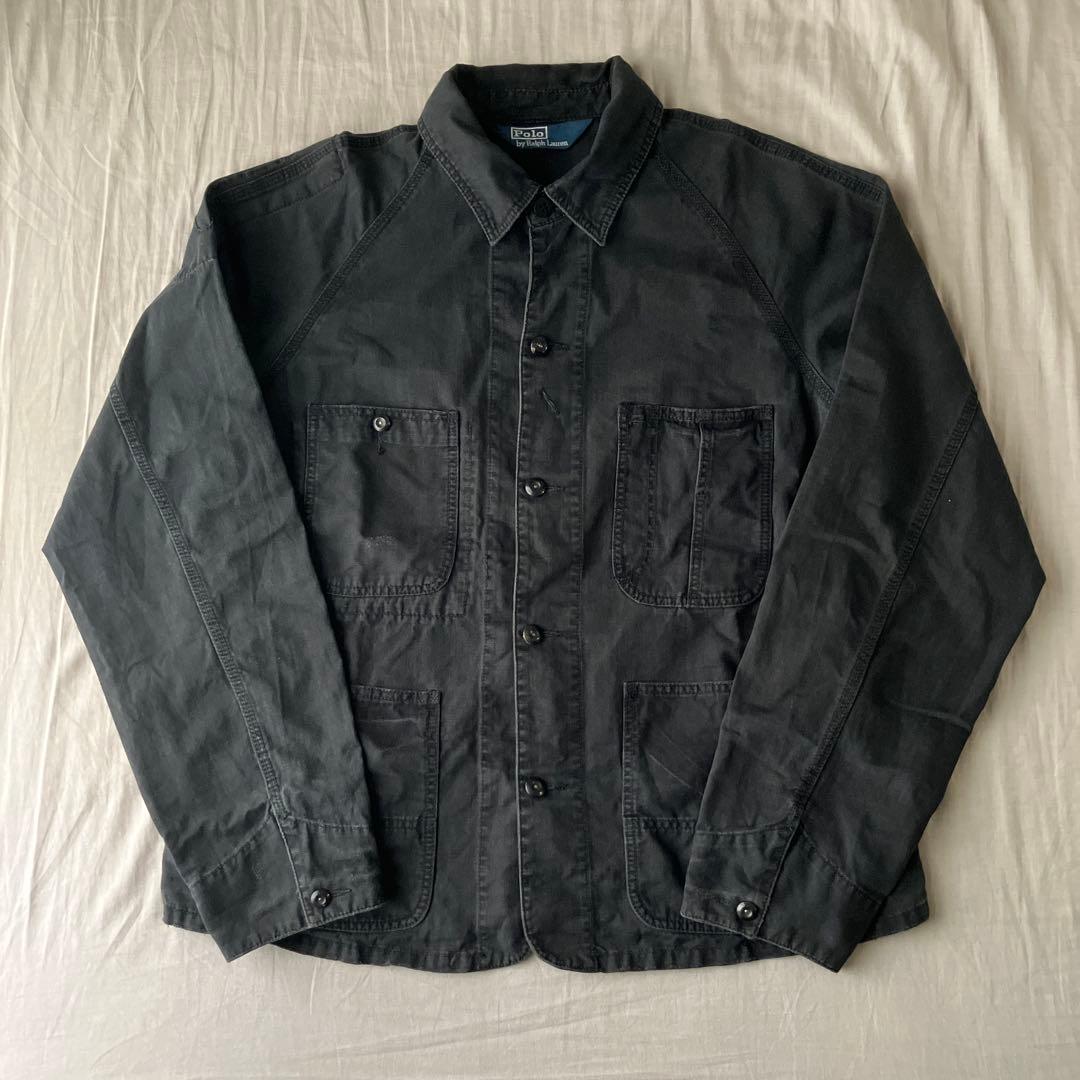 ラルフローレン　カバーオール　チェンジボタン　ブラック