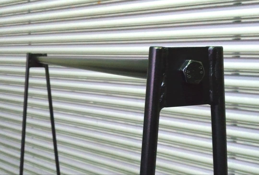 アイアン ハンガーラック 下段２本 店舗什器 スチール 展示 棚 収納 棚