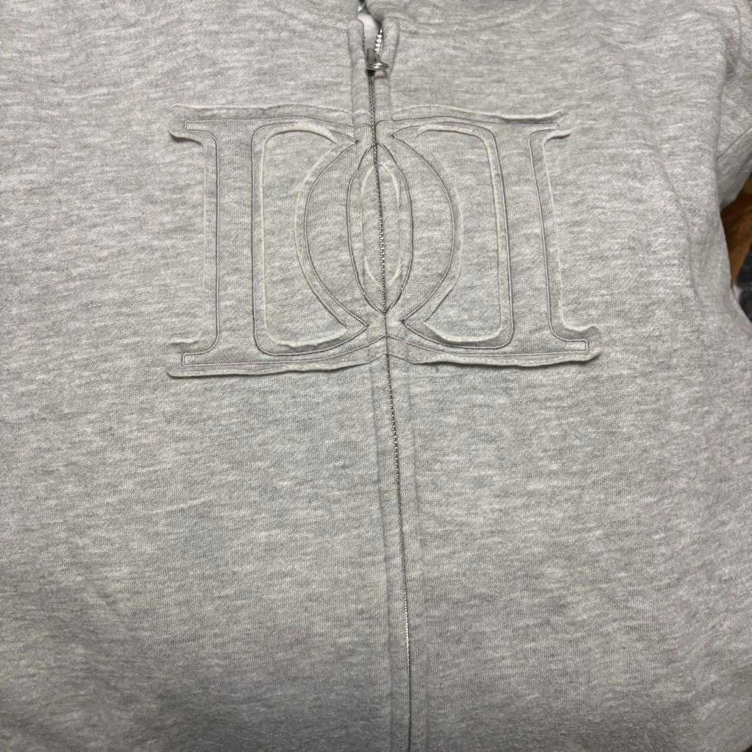 Darich ダーリッチ　アップリケ　DD ロゴパーカー　グレー