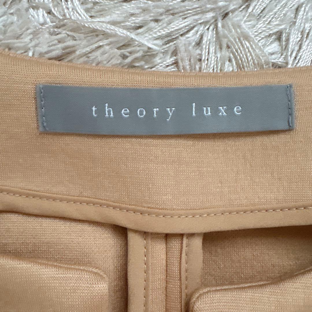 極美品✨theory luxe セオリーリュークス ノーカラーコート キャメル