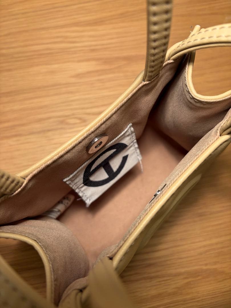 バッグ Telfar shopping bag small / cream