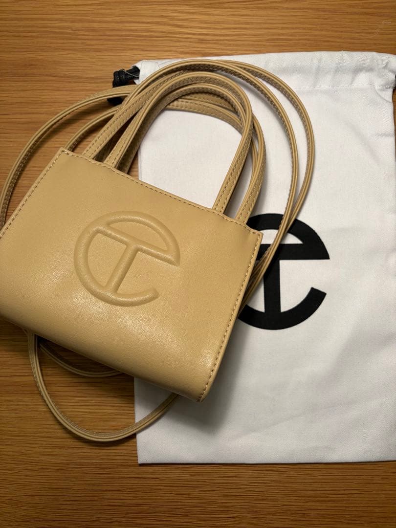 バッグ Telfar shopping bag small / cream