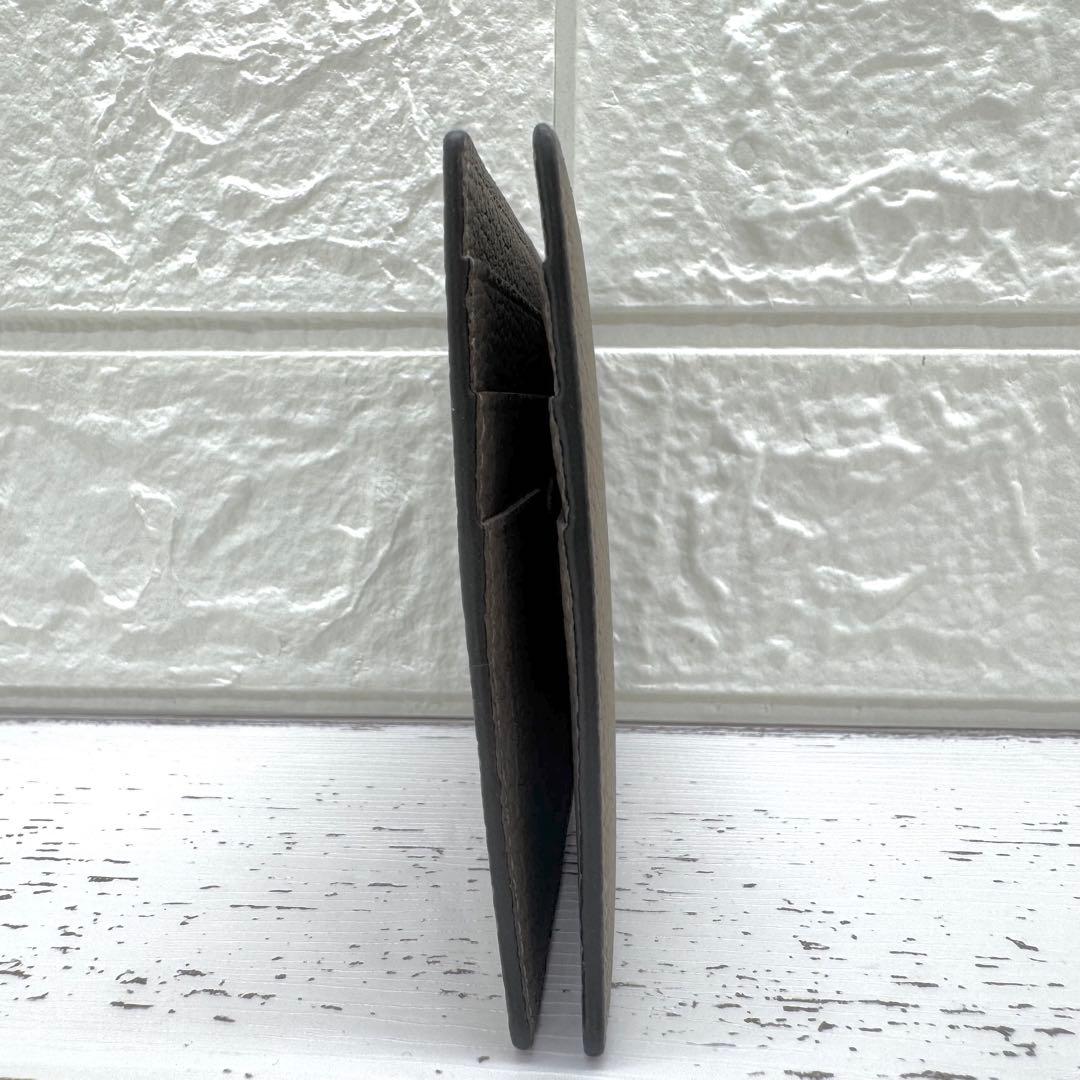 新品・未使用✨ ボナベンチュラ　マネークリップ　シボ革　レザー