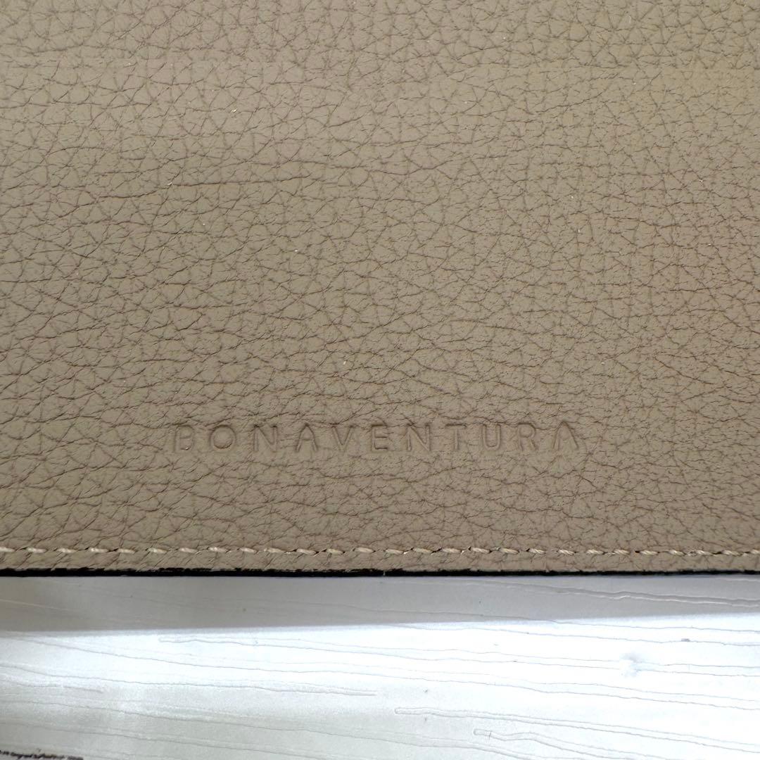 新品・未使用✨ ボナベンチュラ　マネークリップ　シボ革　レザー
