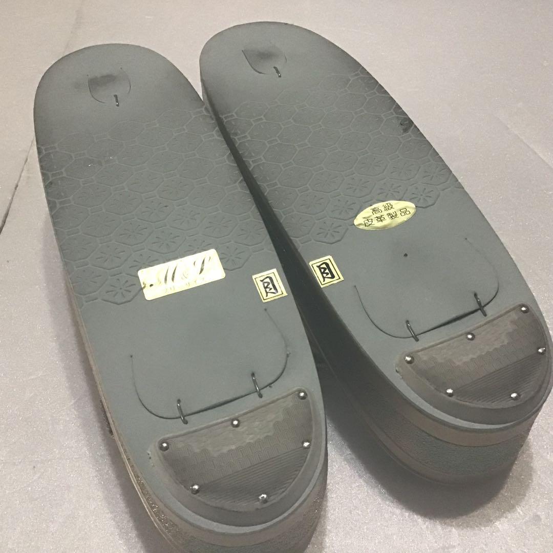 高級バッグ草履セット　ゴールド　西陣？　超美品　599-4