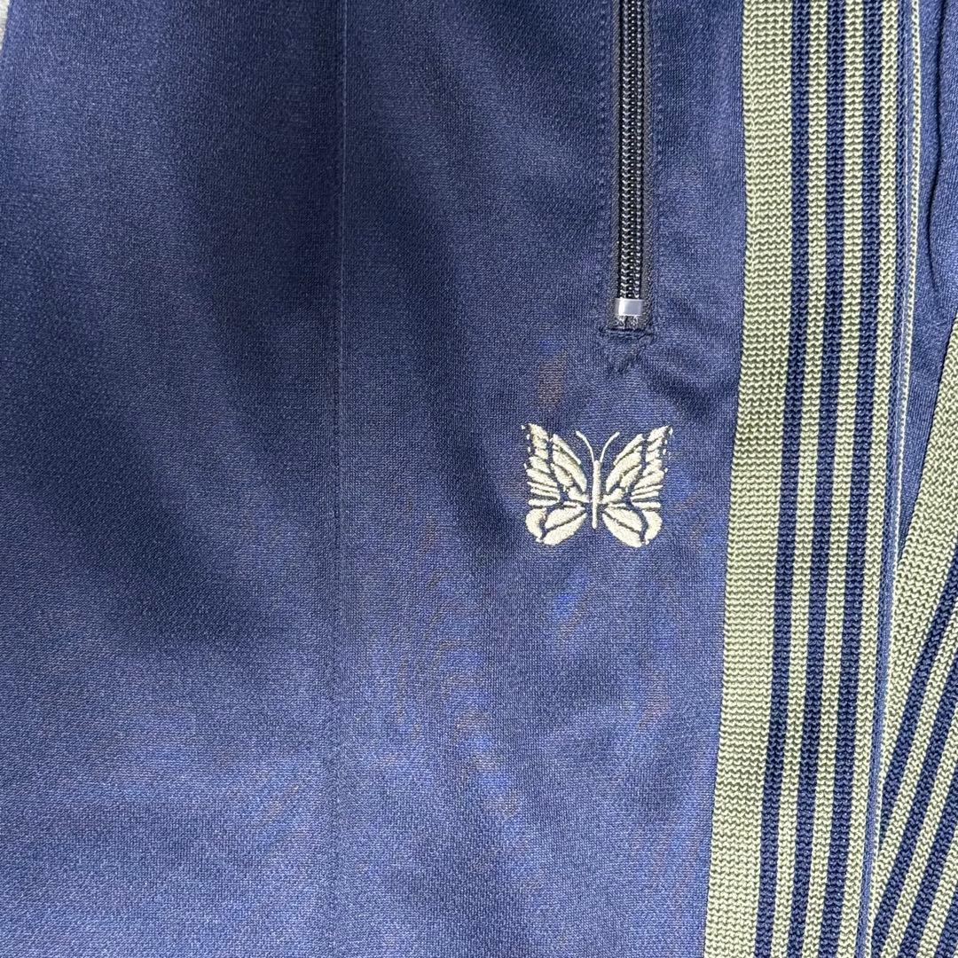Needles トラックパンツ ネイビー シルバー 深瀬着用