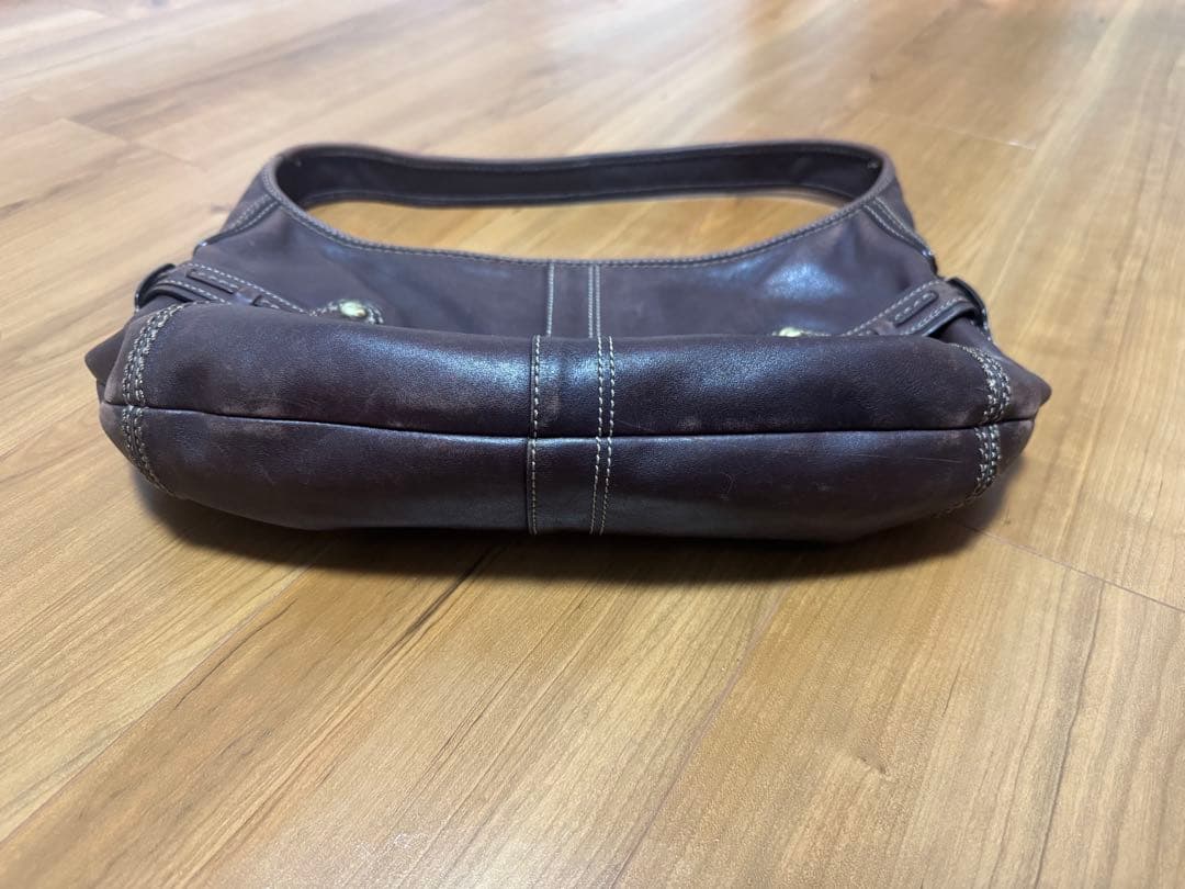 【期間限定値下げ】COACH コーチ ワンショルダー オールレザー ブラウン