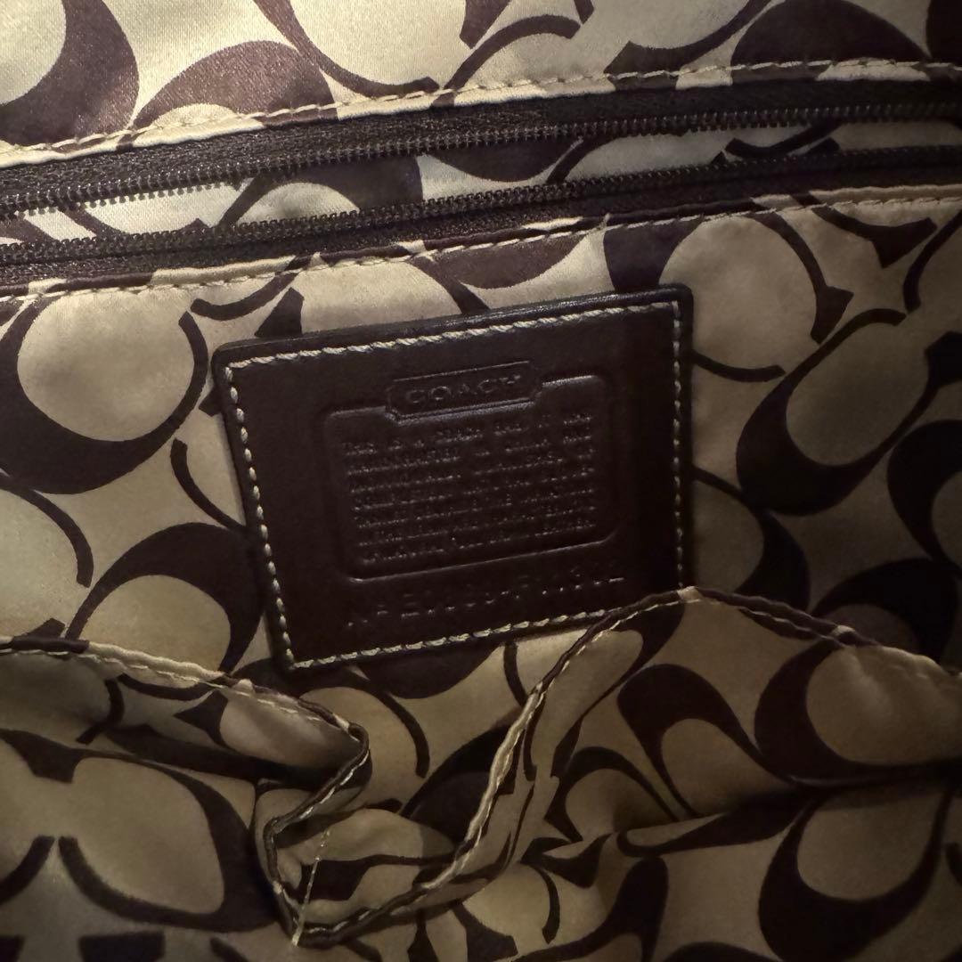 【期間限定値下げ】COACH コーチ ワンショルダー オールレザー ブラウン