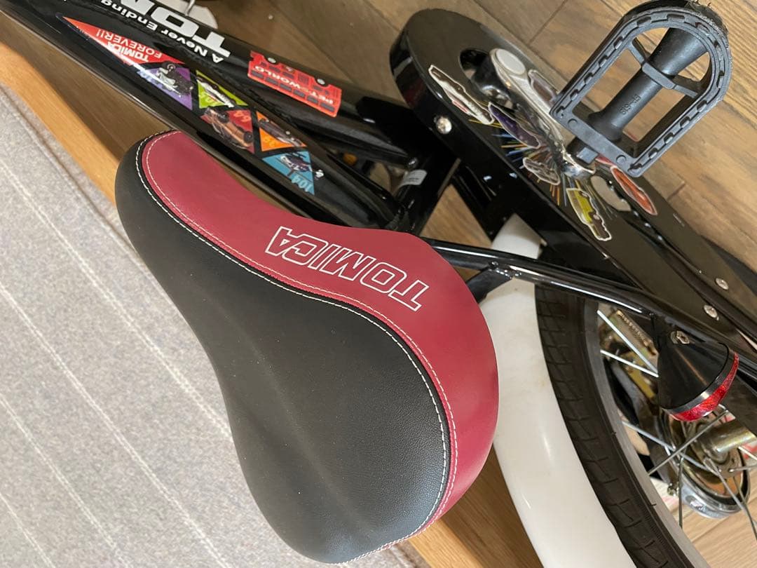 TOMICA 幼児用自転車 前カゴ付き　16インチ