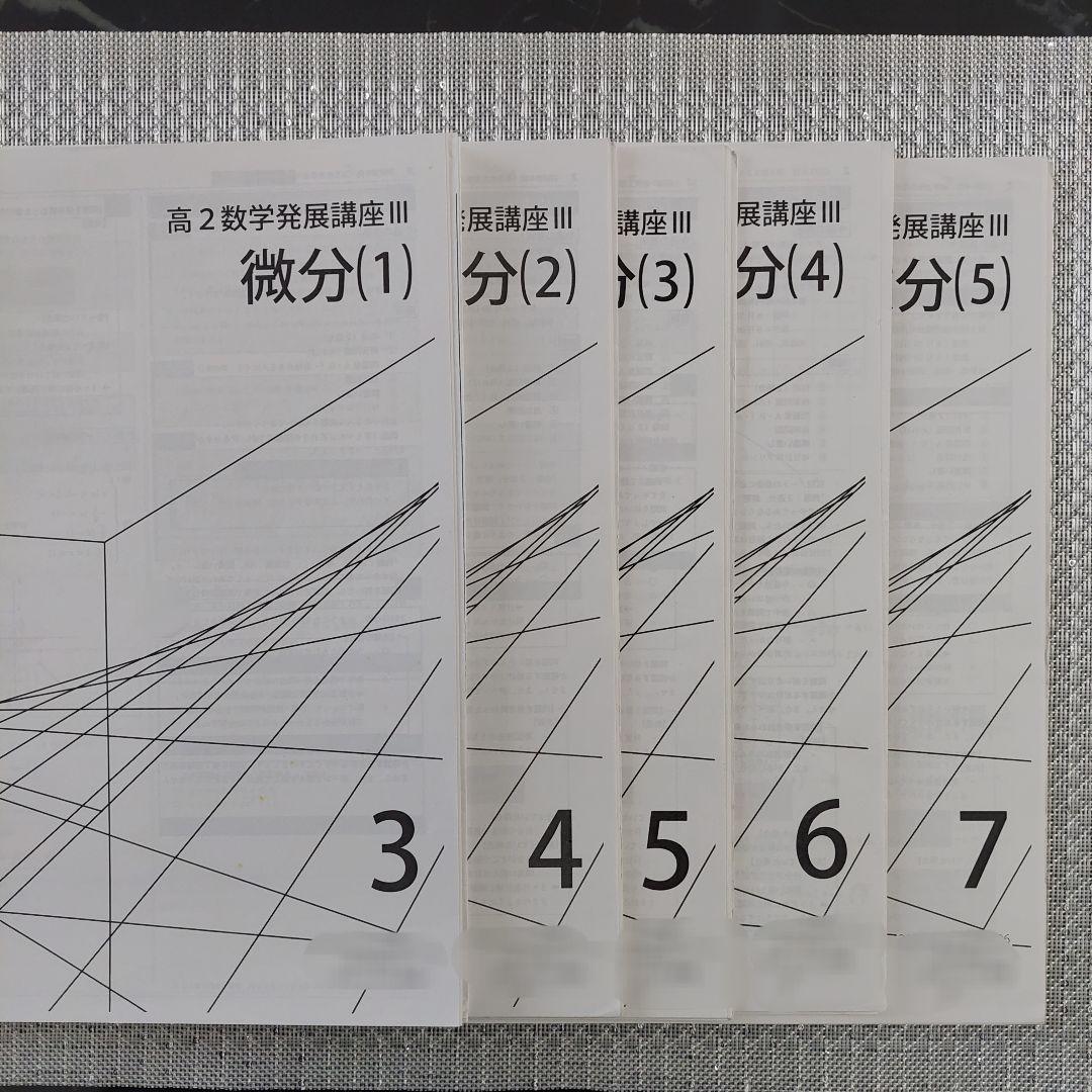 鉄緑会 高2数Ⅲ 数学基礎・発展講座Ⅲ 冊子 教科書 セット