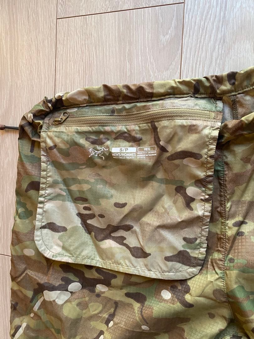 【超希少】ARC'TERYX LEAF パッカブルパンツ マルチカム S