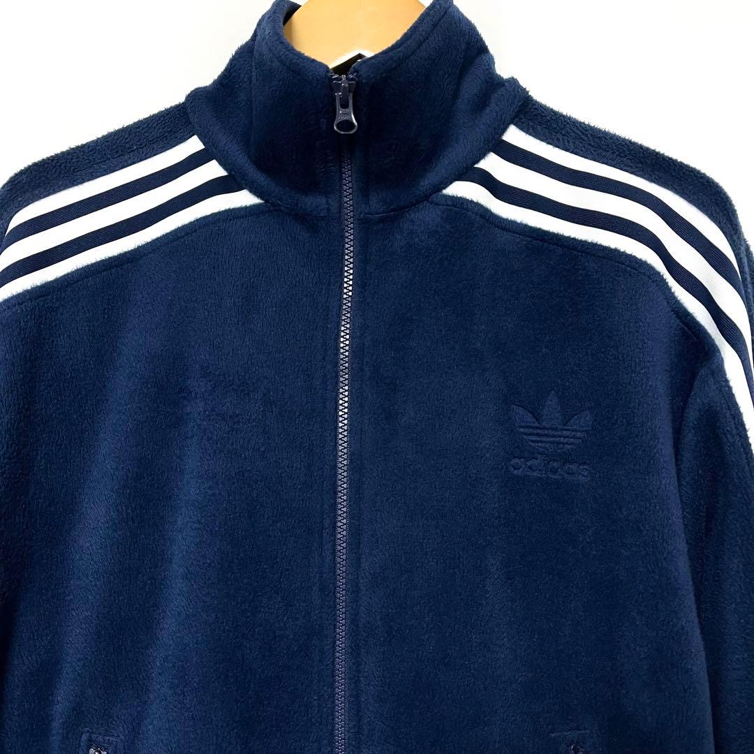 てん　adidas VELOUR BB TRACK TOP ネイビー