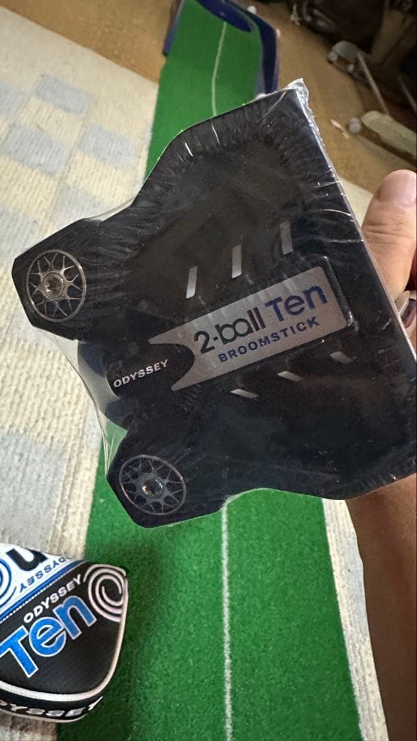 新品 45㌅ODYSSEY 2-BALL TEN BROOMSTICK 長尺パタ