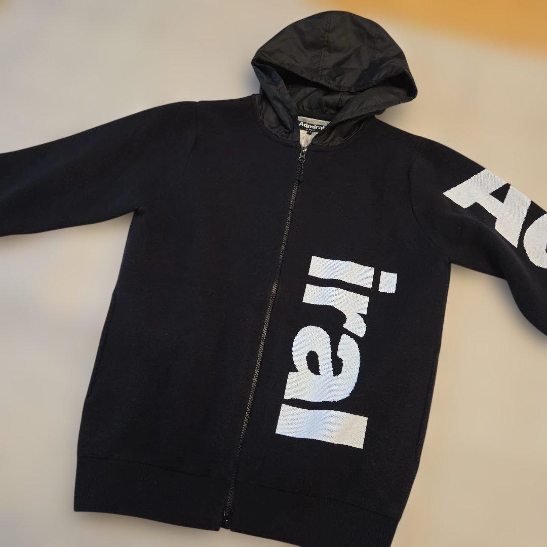 Admiral ジャケット ニット ブラック ロゴ アドミラル ゴルフ