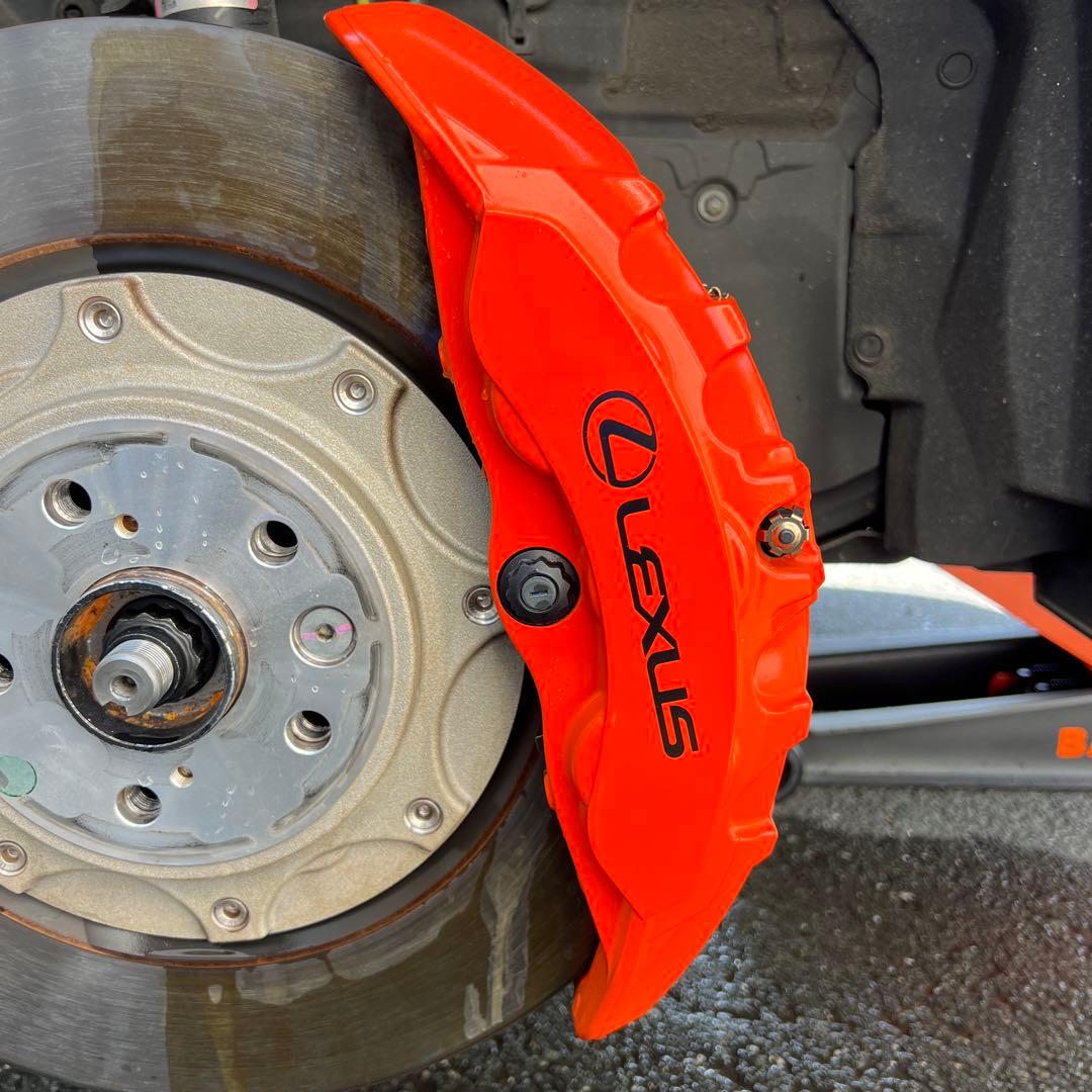 NXへ流用！新型RX用LEXUS 6potオレンジブレーキキャリパー一式