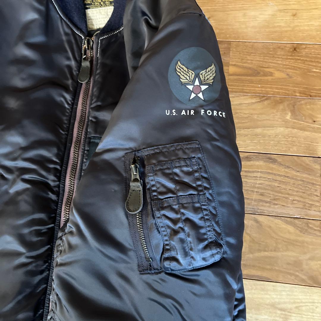 リ*ん様 キャブクロージング B-15C フライトジャケット サイズ42 ネイビ