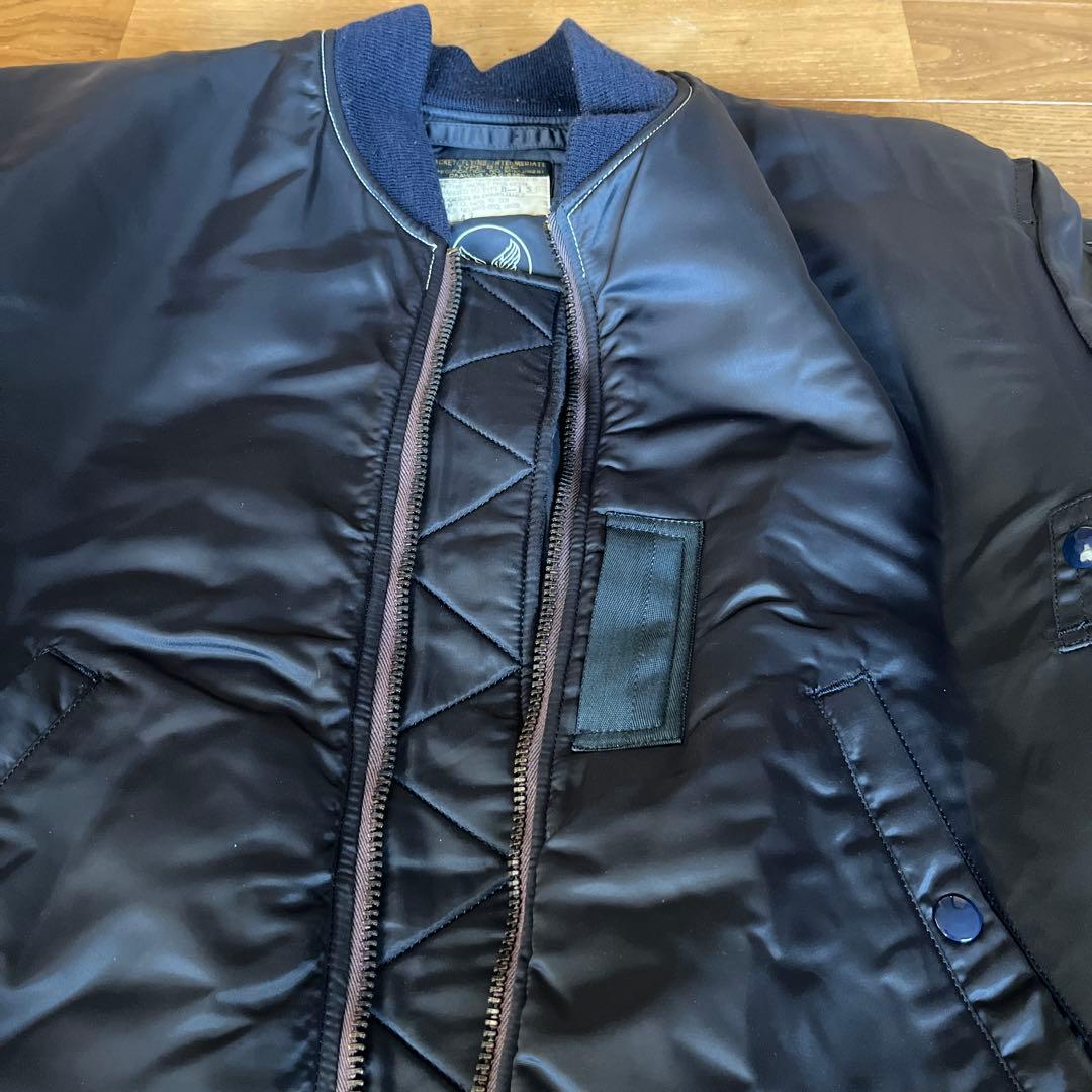 リ*ん様 キャブクロージング B-15C フライトジャケット サイズ42 ネイビ