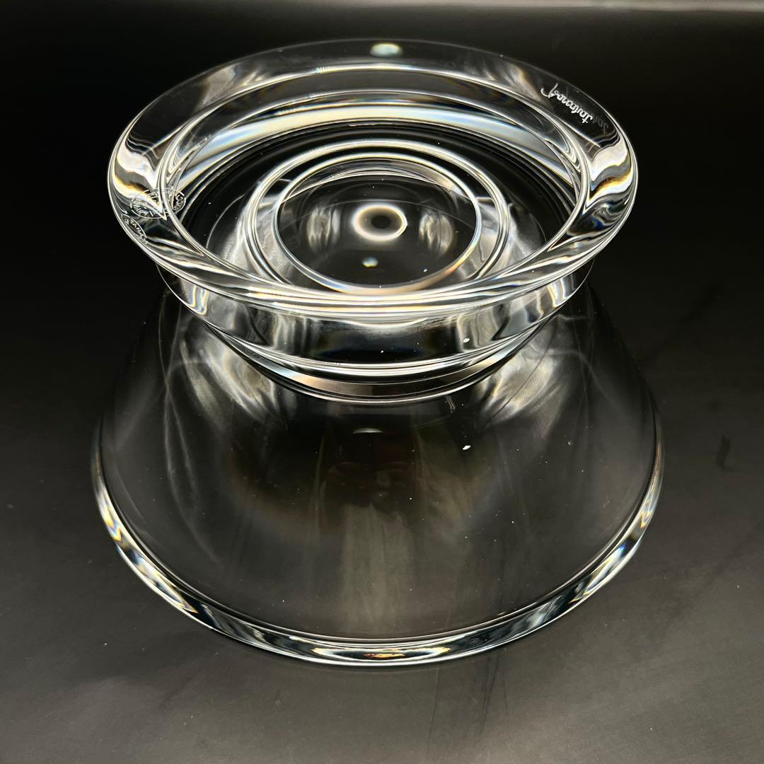 ✨希少　美品　Baccarat バカラ　フラワーベース 小物入れ　オブジェ　花瓶