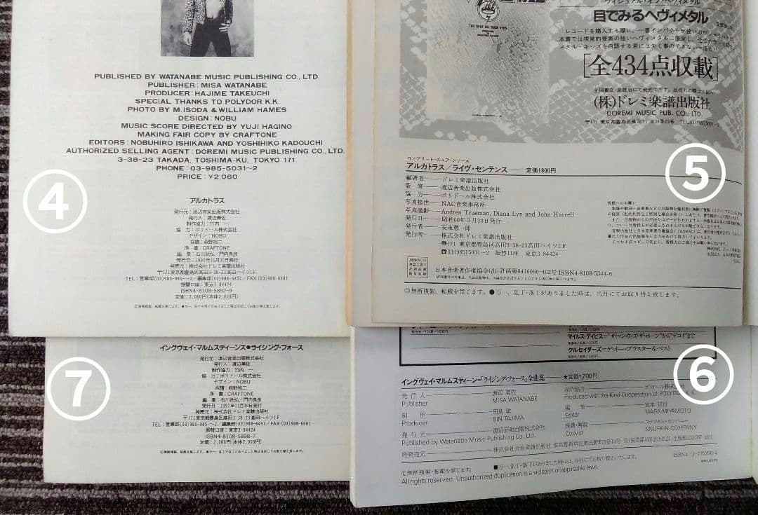 楽譜 イングヴェイ Yngwie スコア アルカトラス Alcatrazz