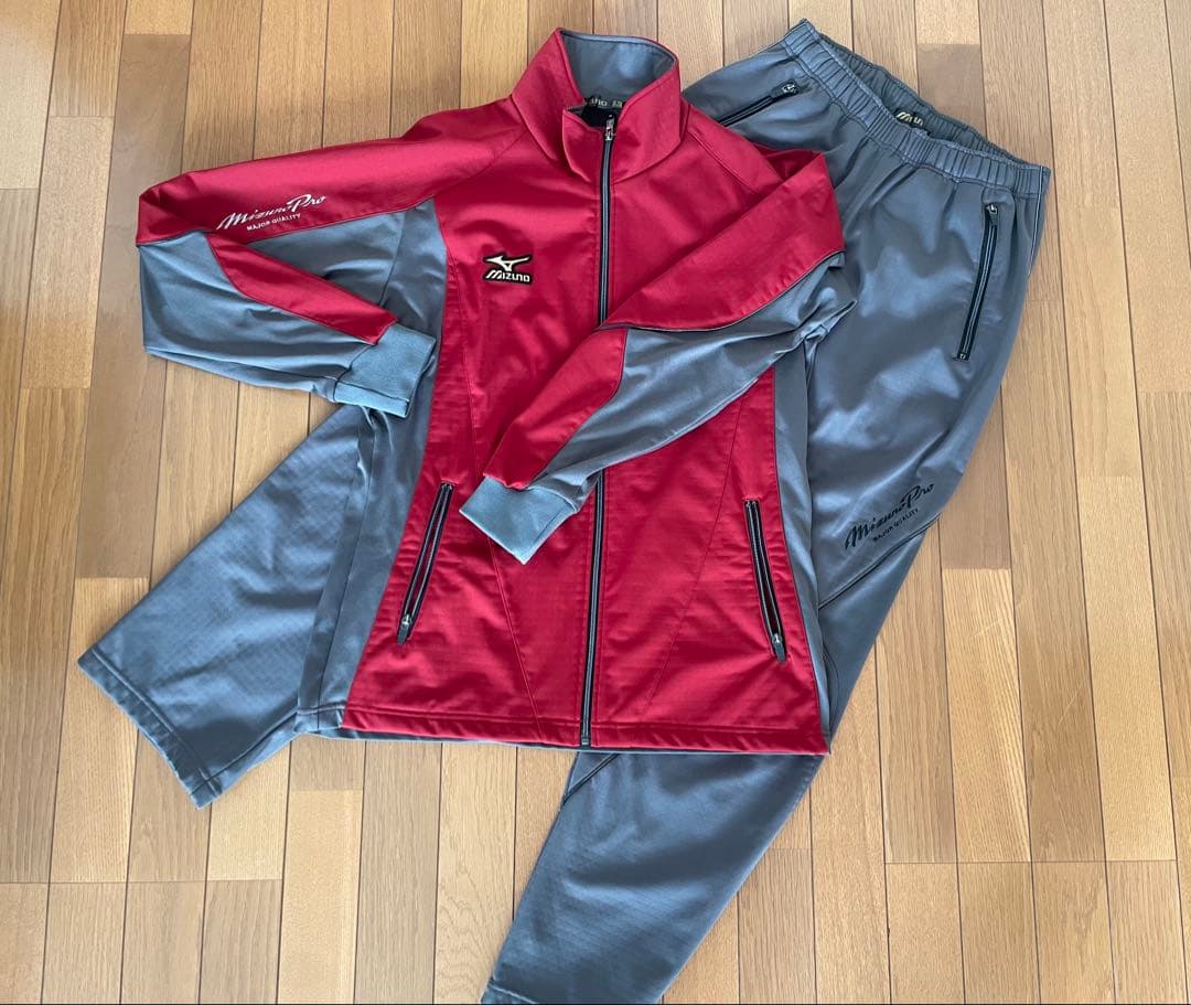 ミズノプロ テックシールド 上下セット L ウィンドブレーカースーツ
