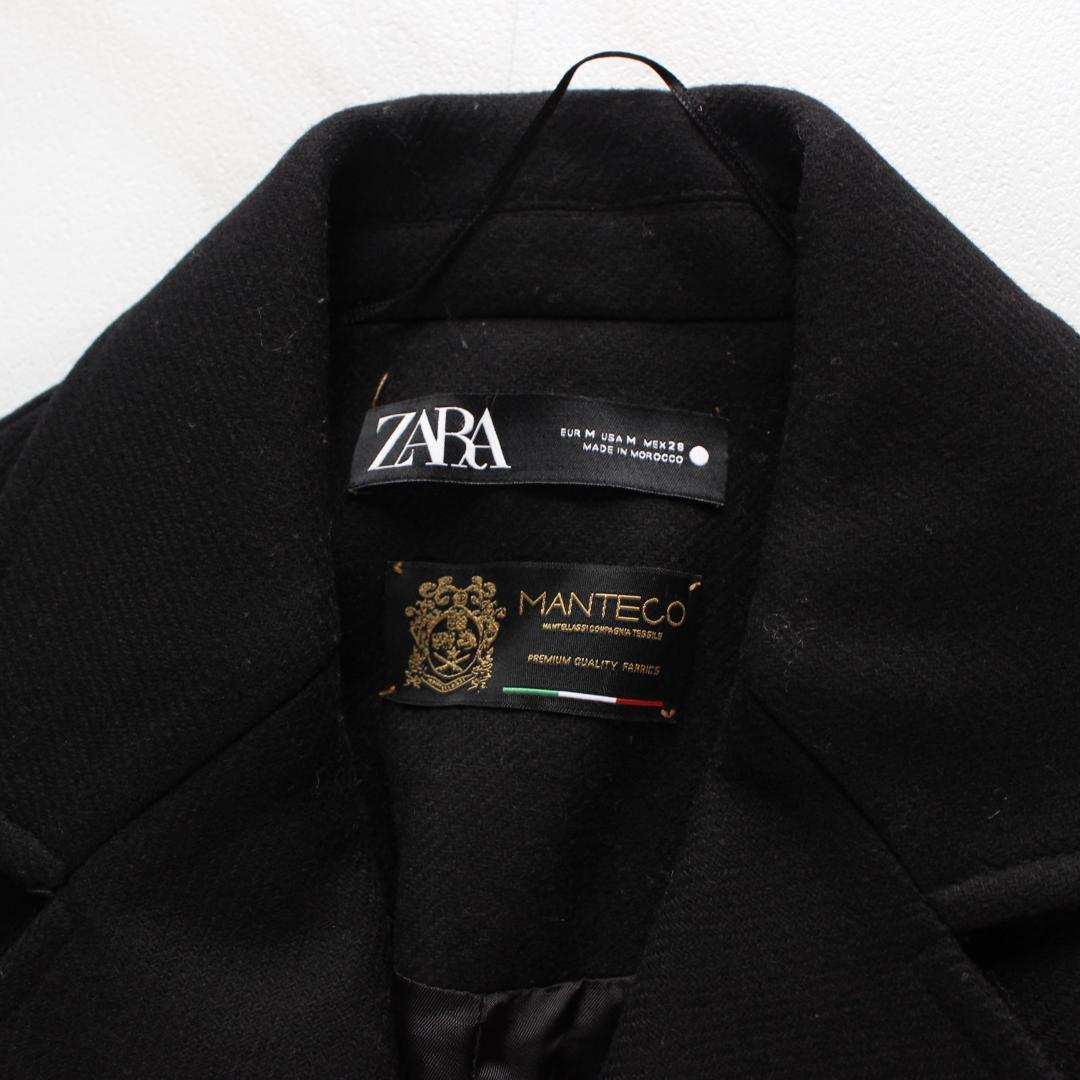 ZARA MANTECO チェスターコート Mサイズ ウール ブラック
