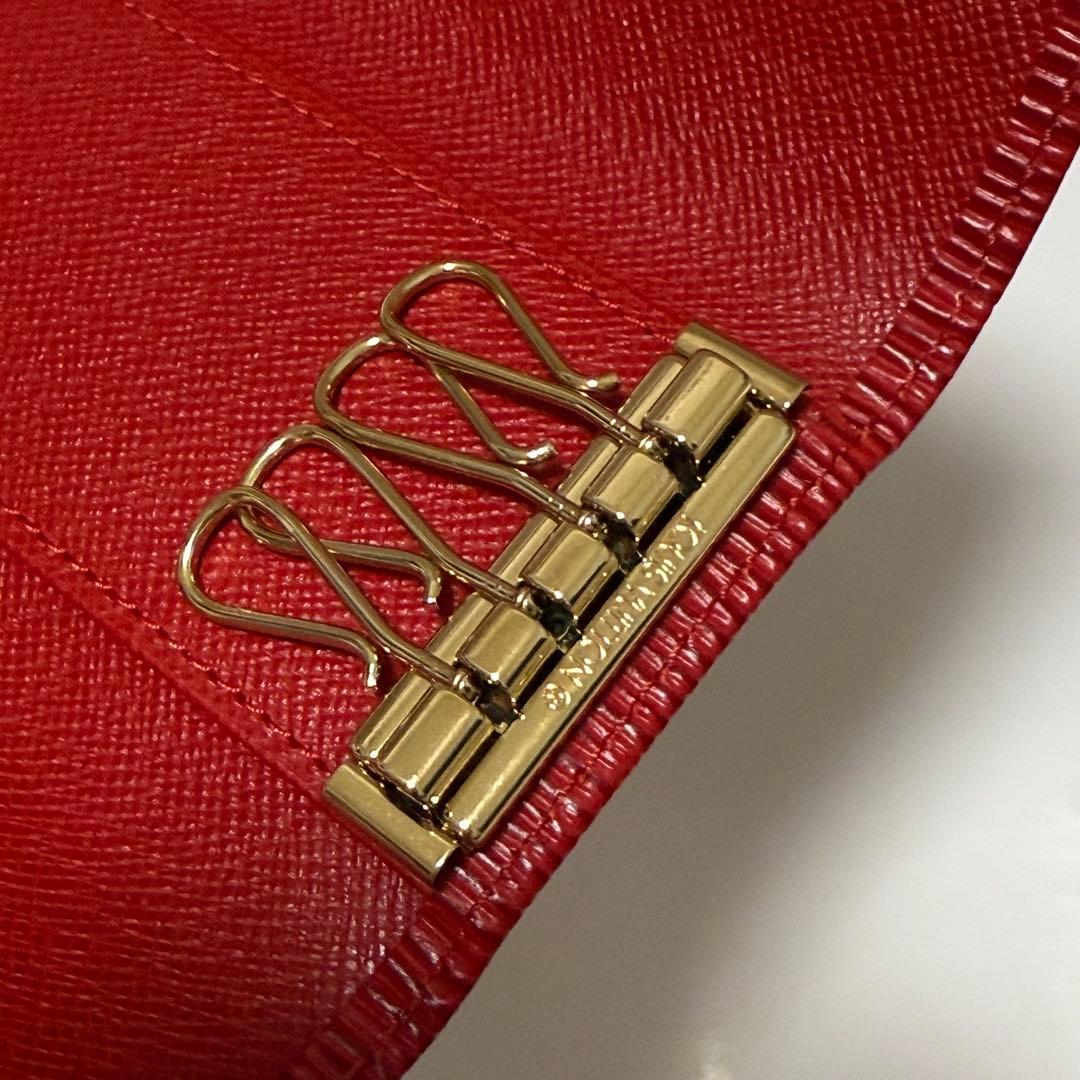 【新品未使用】 ルイヴィトン エピ ミュルティクレ4 赤 M63827