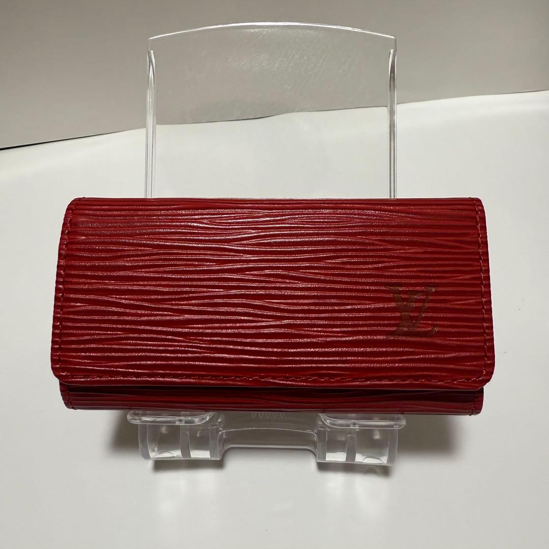 【新品未使用】 ルイヴィトン エピ ミュルティクレ4 赤 M63827