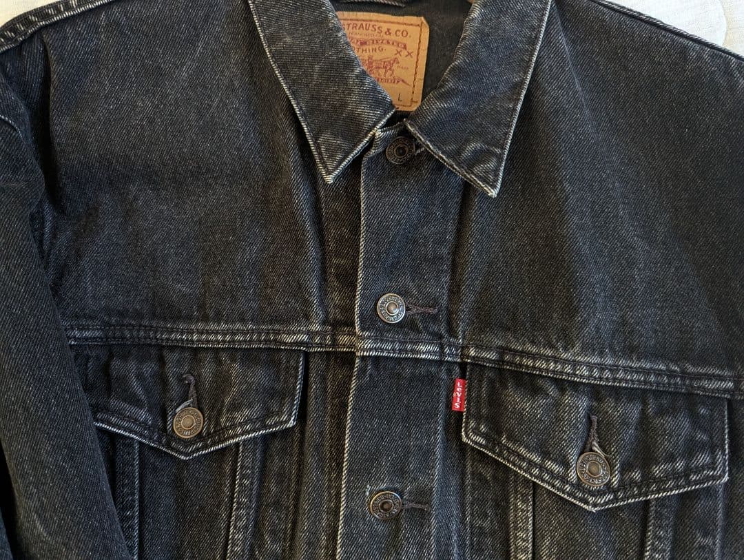 LEVI'S リーバイス 70503 ブラック デニムジャケット チュニジア製