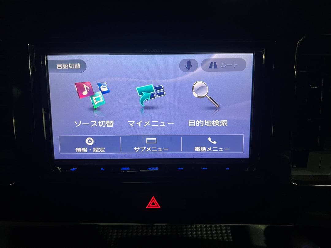 ケンウッド MDV-D504BT 2017年 フルセグ CD DVD BT ナビ