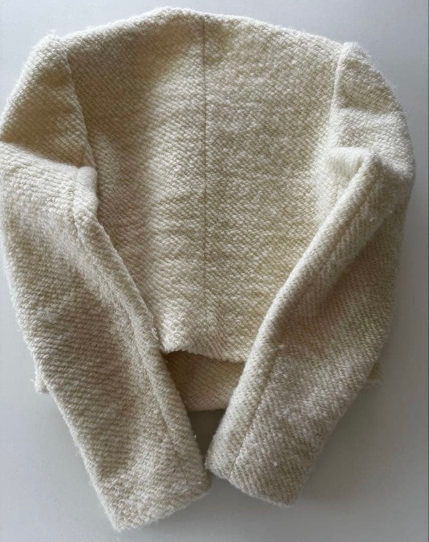 cygneもこもこジャケットmathisホワイト