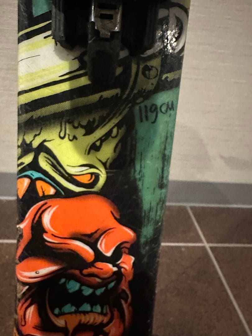 K2 フリースキー　119cmスキー ビンディング付き