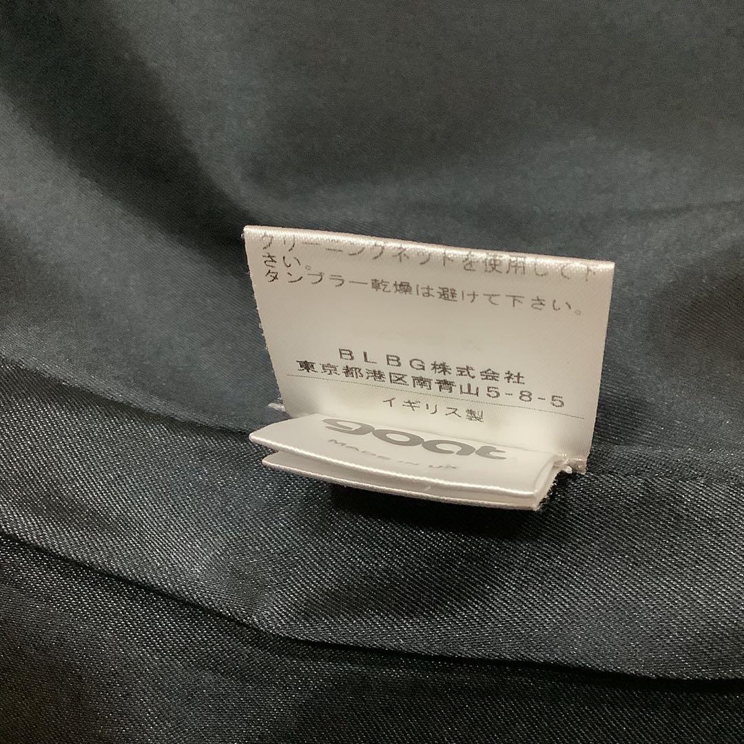 goat ゴート キャサリン妃着用 バイカラー ロングコート 黒 ブラック