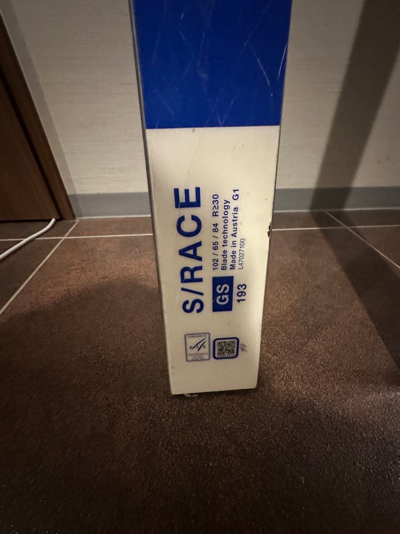 FIS SALOMON GS 193cm スキーワールドカップレベル板 (板だけ