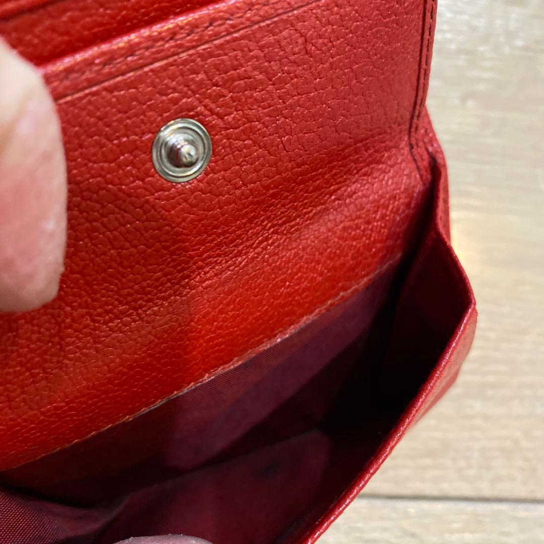 Miu Miu ミュウミュウ　猫デザイン 二つ折り財布 ピンク