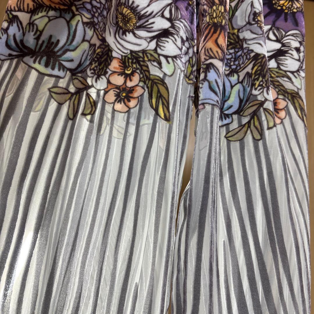 パンツ FUMIETANAKA flower flocky pants