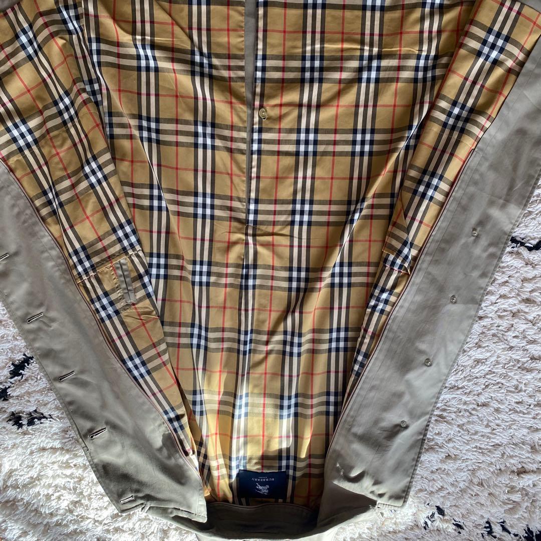 バーバリーロンドン / ステンカラーコート ベージュ　ノバチェック