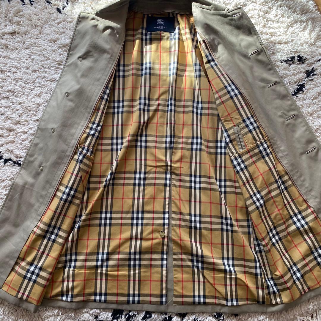 バーバリーロンドン / ステンカラーコート ベージュ　ノバチェック