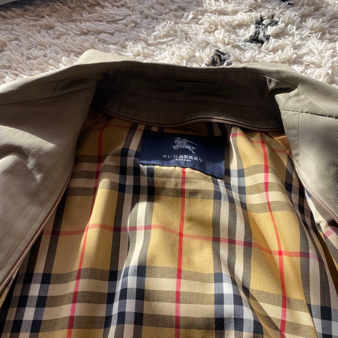 バーバリーロンドン / ステンカラーコート ベージュ　ノバチェック