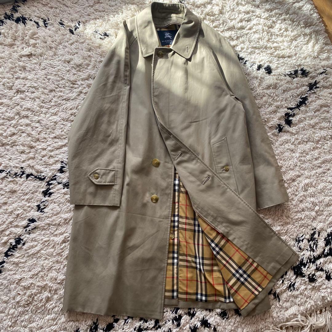 バーバリーロンドン / ステンカラーコート ベージュ　ノバチェック