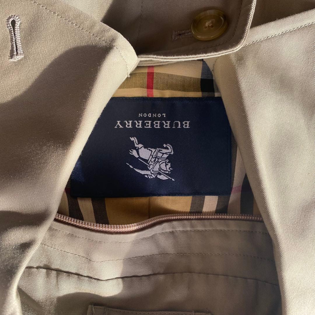 バーバリーロンドン / ステンカラーコート ベージュ　ノバチェック
