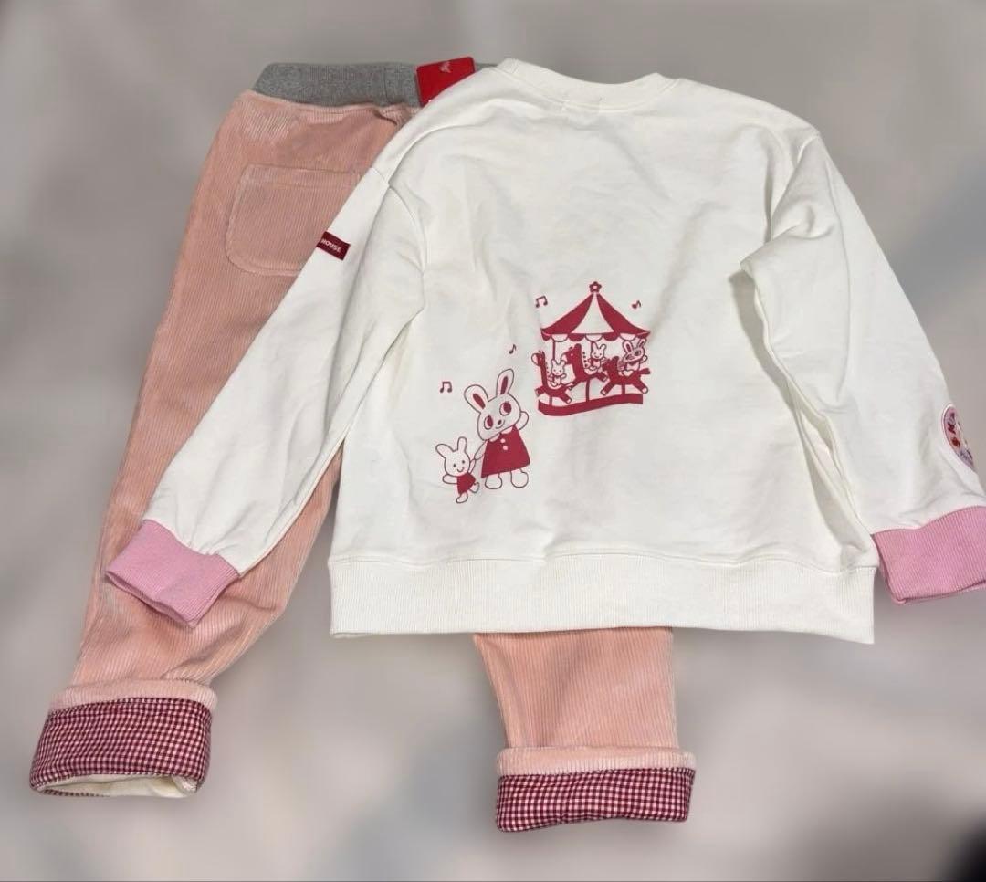 新品MIKI HOUSEセットアップ ミキハウス