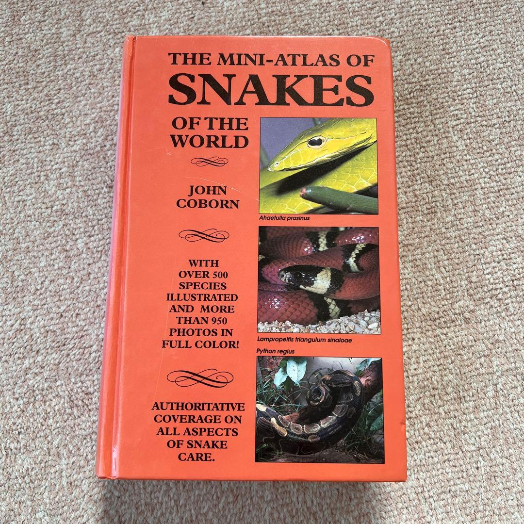 洋書THE MINI-ATLAS OF SNAKES アトラス　ヘビ