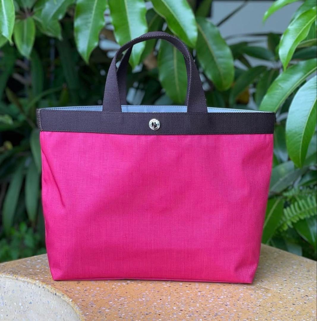 リル　エルベシャプリエ 704ｃフューシャ モカ 704 バッグ スクエア