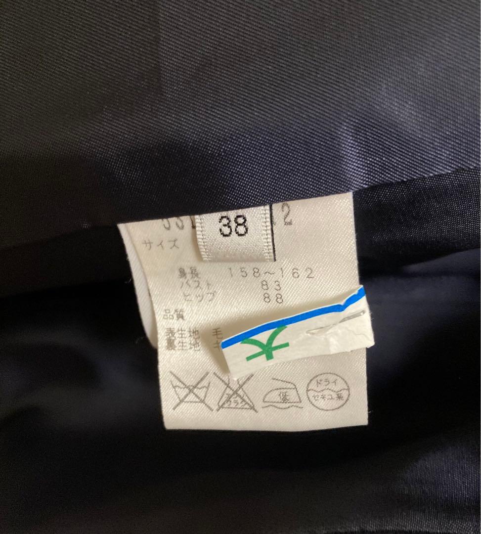 美品 ADORE アドーア テーラードコートジャケット 38 ネイビー 紺色