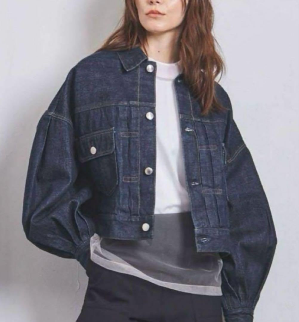 HYKE ハイク UNITED ARROWS別注　バルーンスリーブ　デニム　2