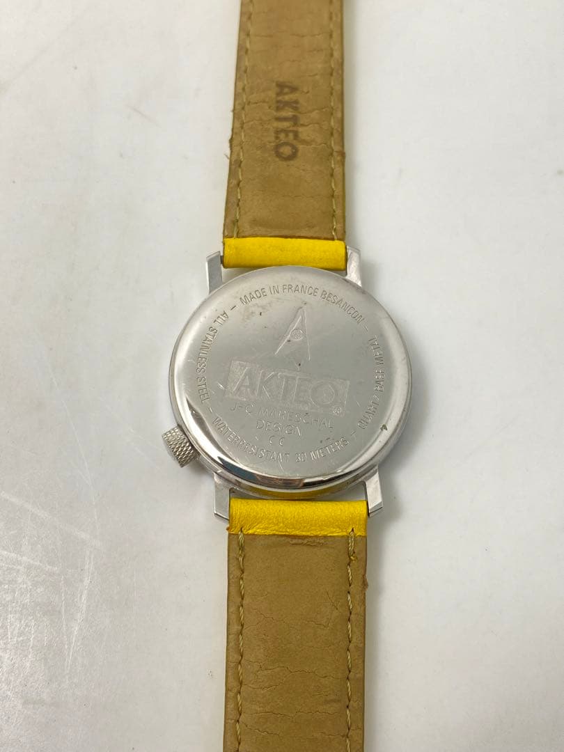 アクテオ　レザーバンド 腕時計2本セット （動作品）